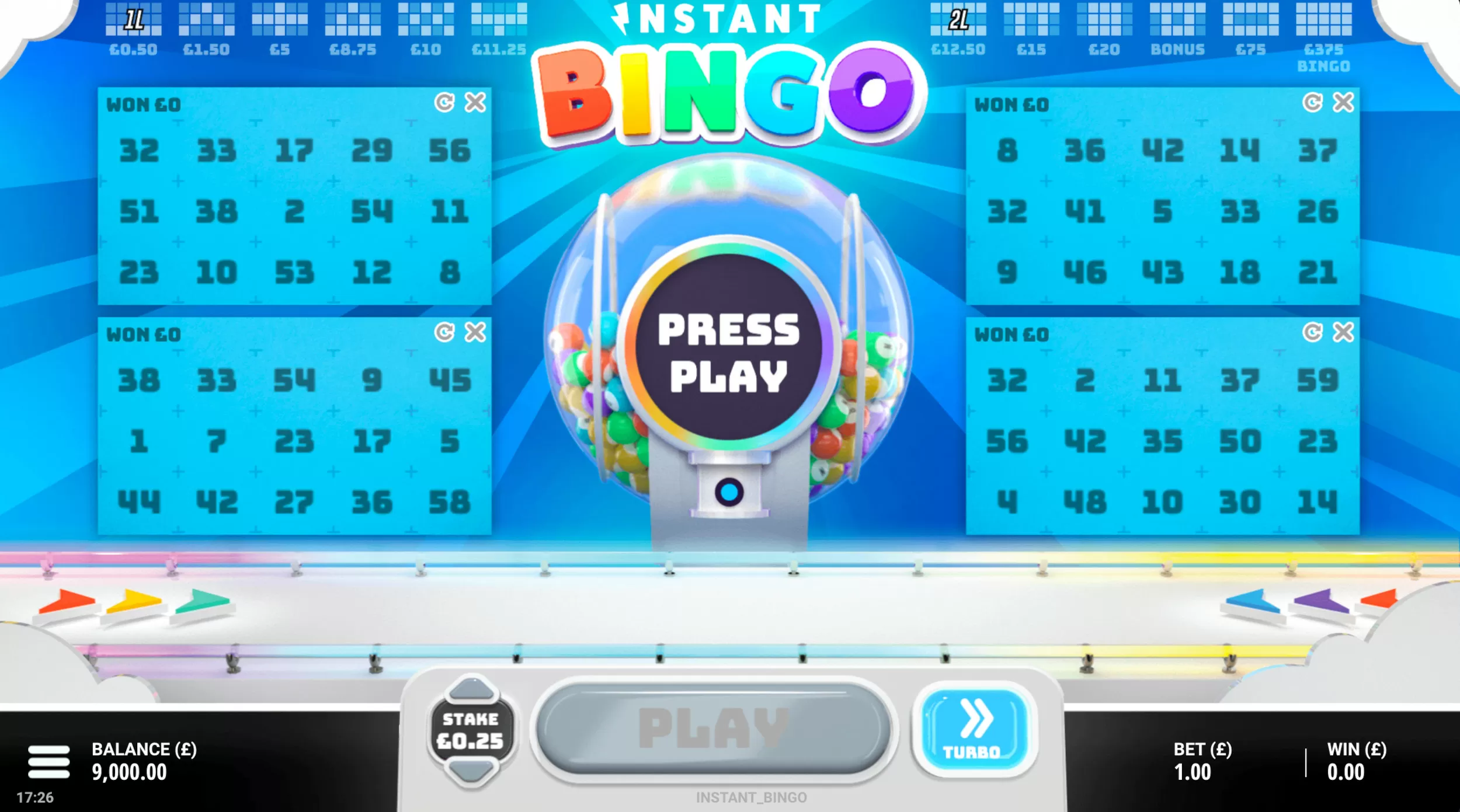 bingo online salas tradicionais