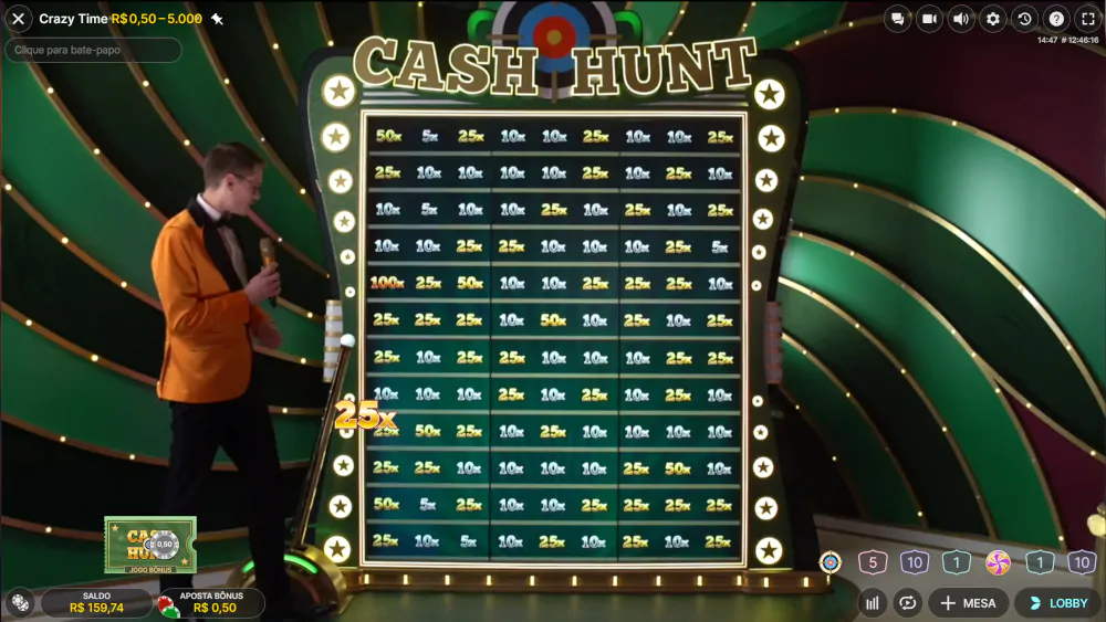 Cash Hunt resultado
