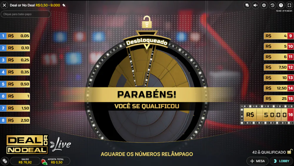Deal or No Deal qualificou