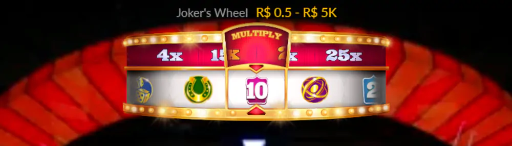 Joker's Wheel multiplicadores
